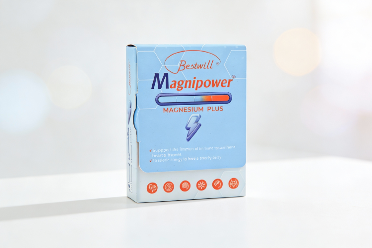 تصویر قرص مگنی پاور منیزیم پلاس برای سلامت عضلات و اعصاب